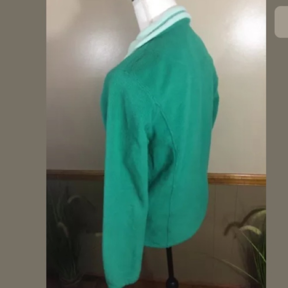 Cabelas Green Fleece ZIP Jacket - Picture 5 of 7